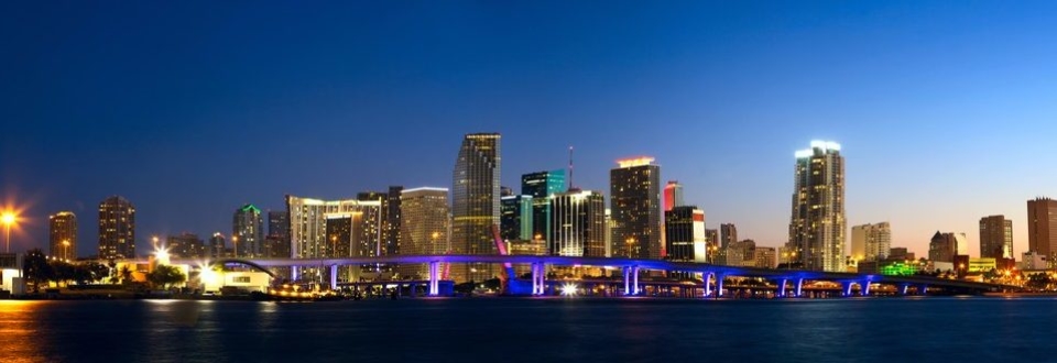 Miami skyline panorama