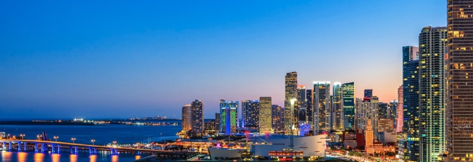 Panoramic view of Miami